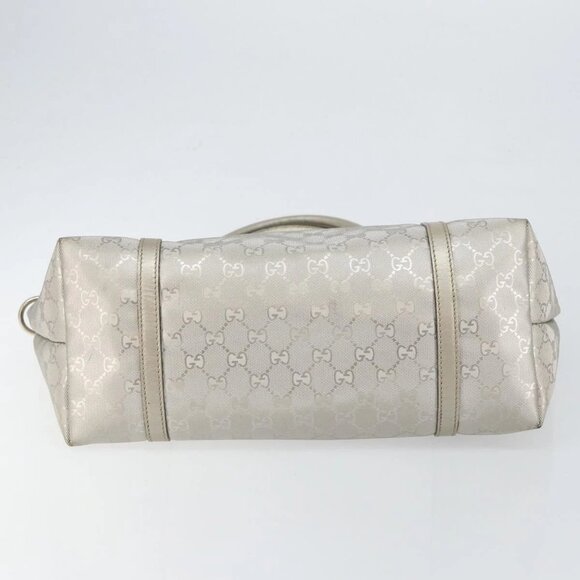 GUCCI GG Implementation Tote Bag Silver 197953 Auth 146574 - Picture 7 of 16